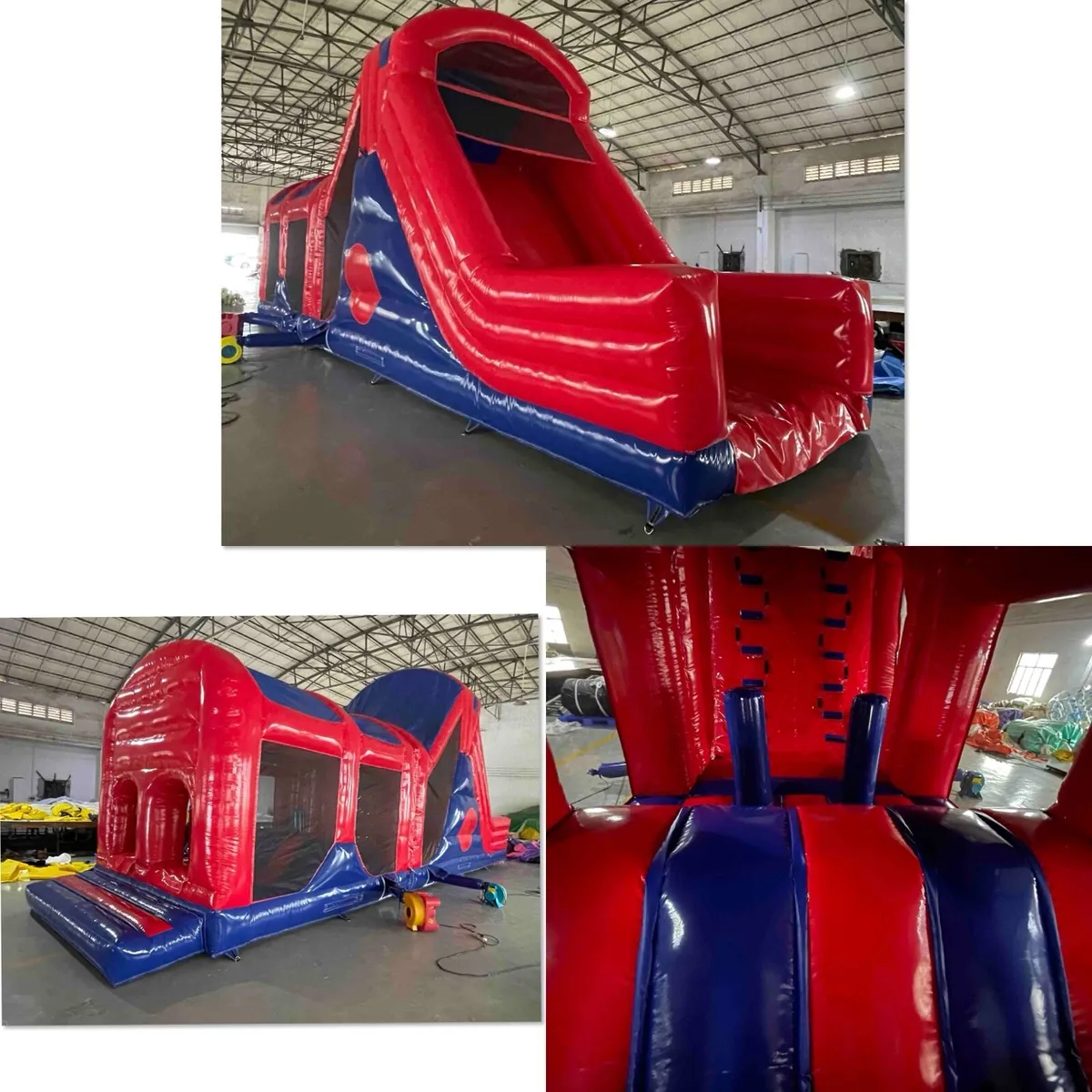 Bouncy Castle Jump House Obstacle Course Partly