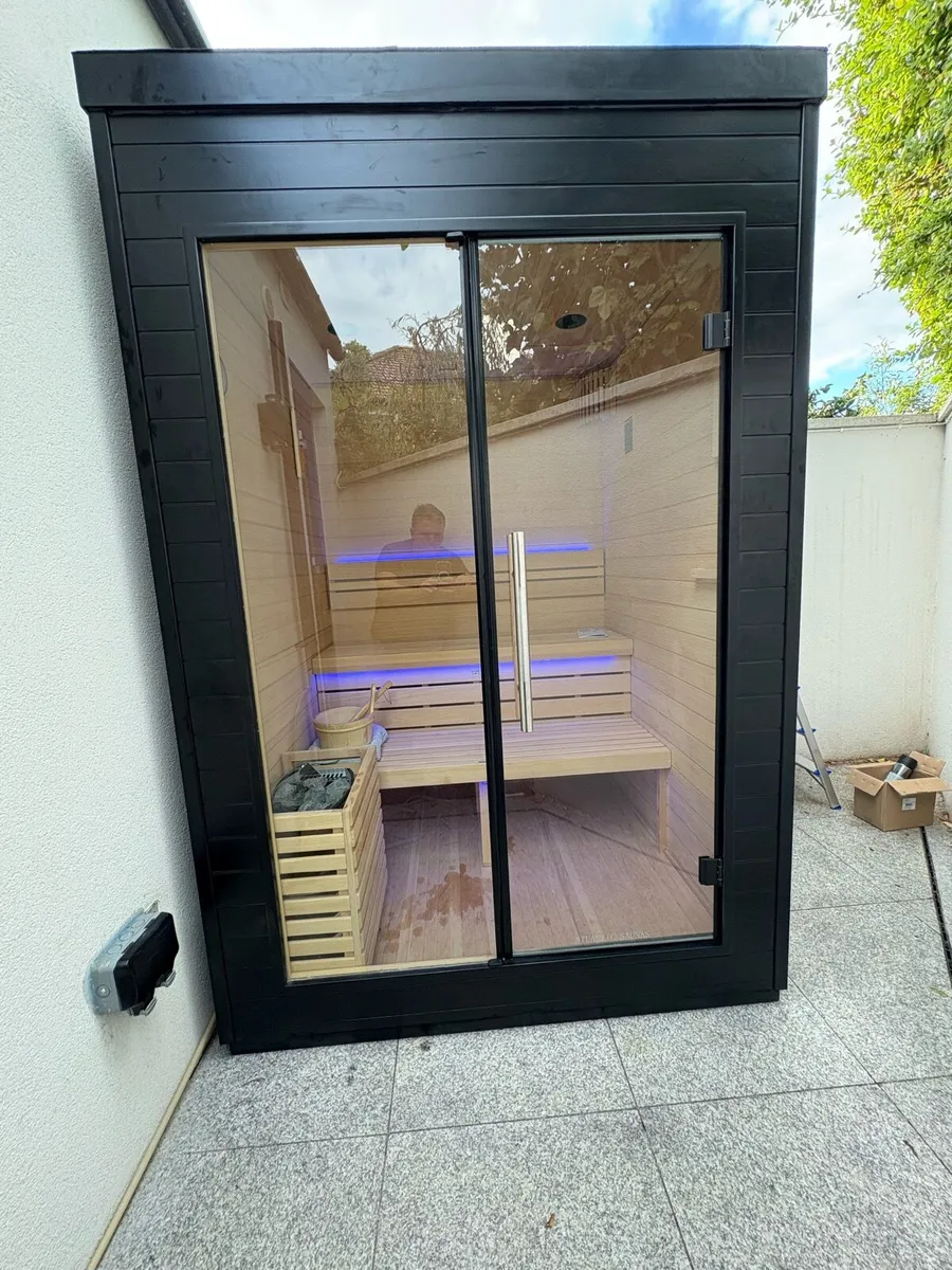 OUTDOOR GARDEN SAUNA , NEW IN BOX