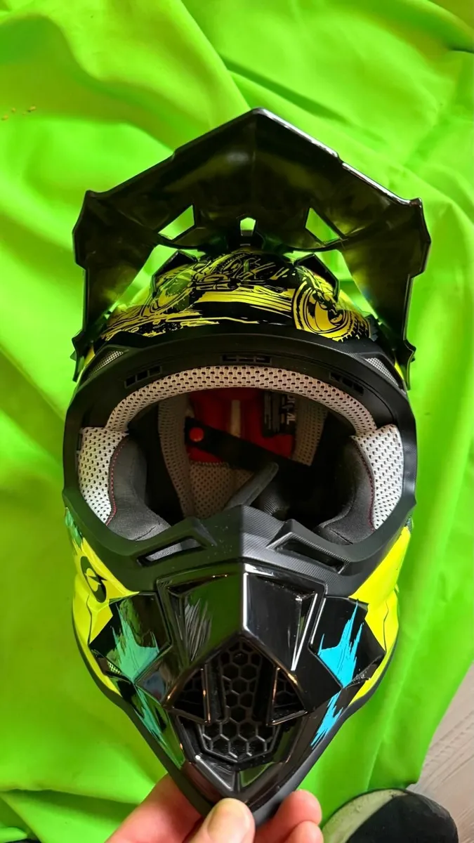 Kids full face MTB helmet+ Body armour jacket