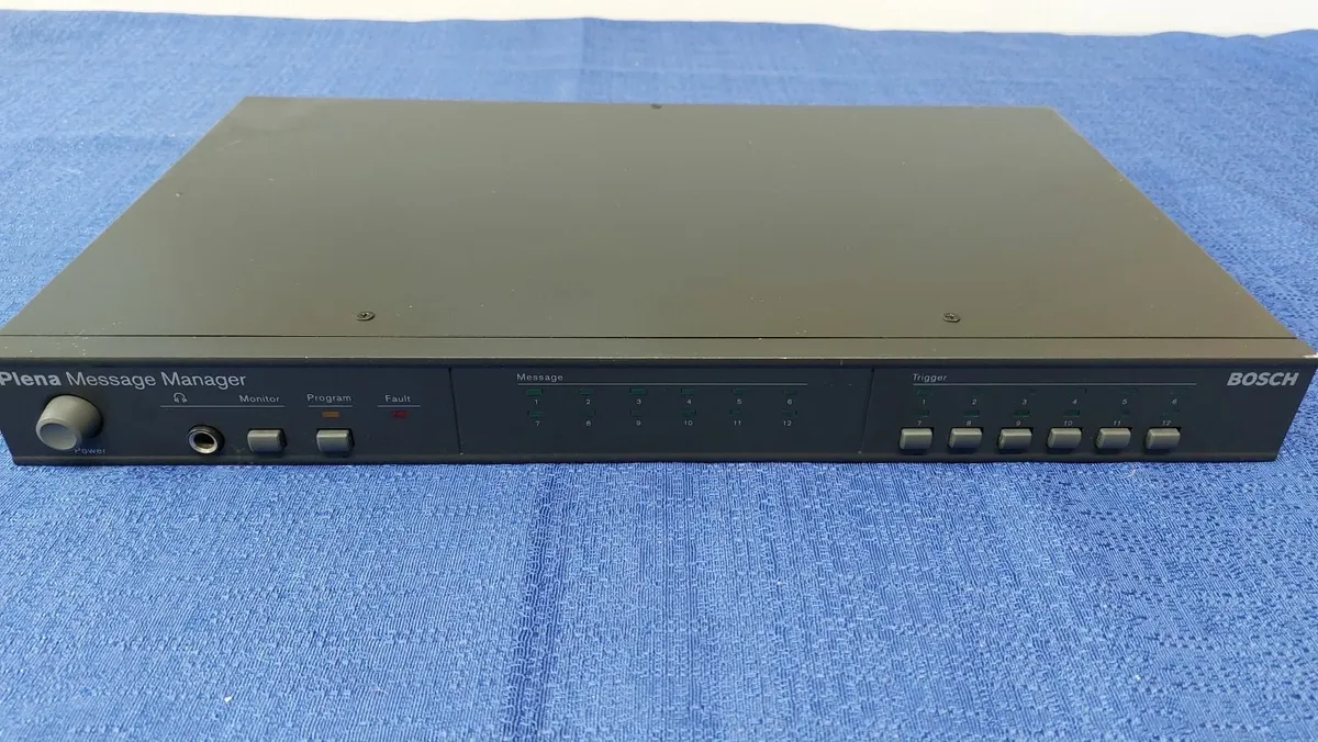 Bosch Plena Message Manager