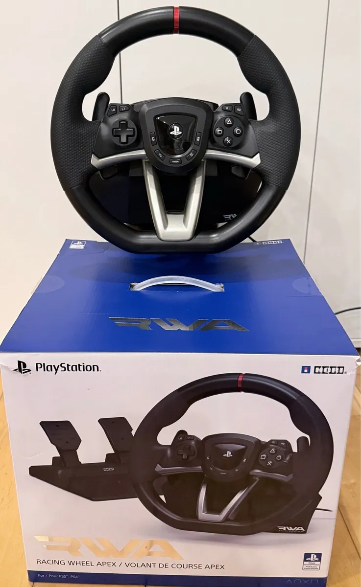 Hori ps4 Steering wheel & pedals -boxed+F1 22