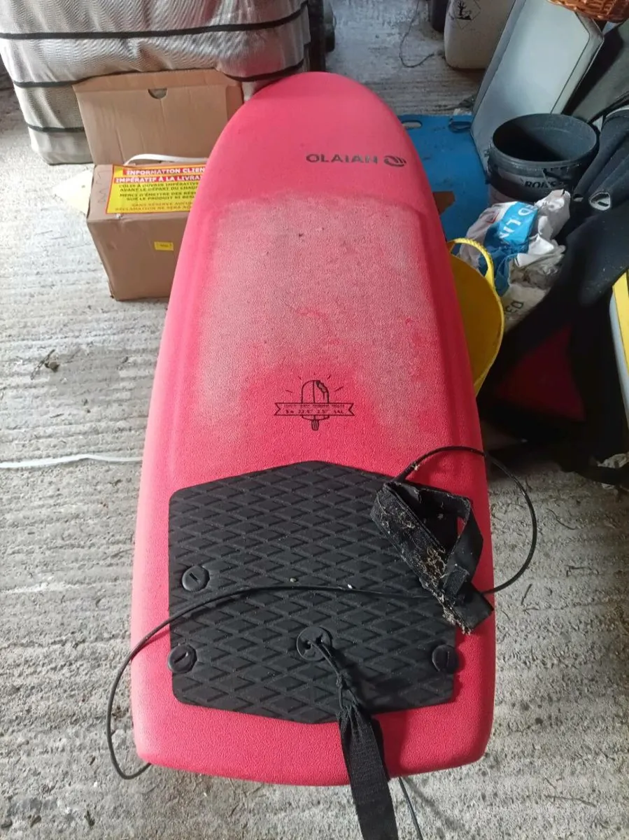 Surfboard pink goddess