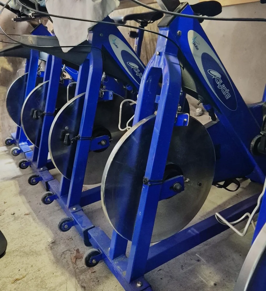 Pulse spin bikes reduced grey or blue